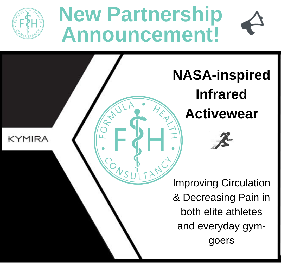 We are excited to announce that Formula Health is now an official partner of the World’s leading producers of infrared performance and recovery clothing, KYMIRA