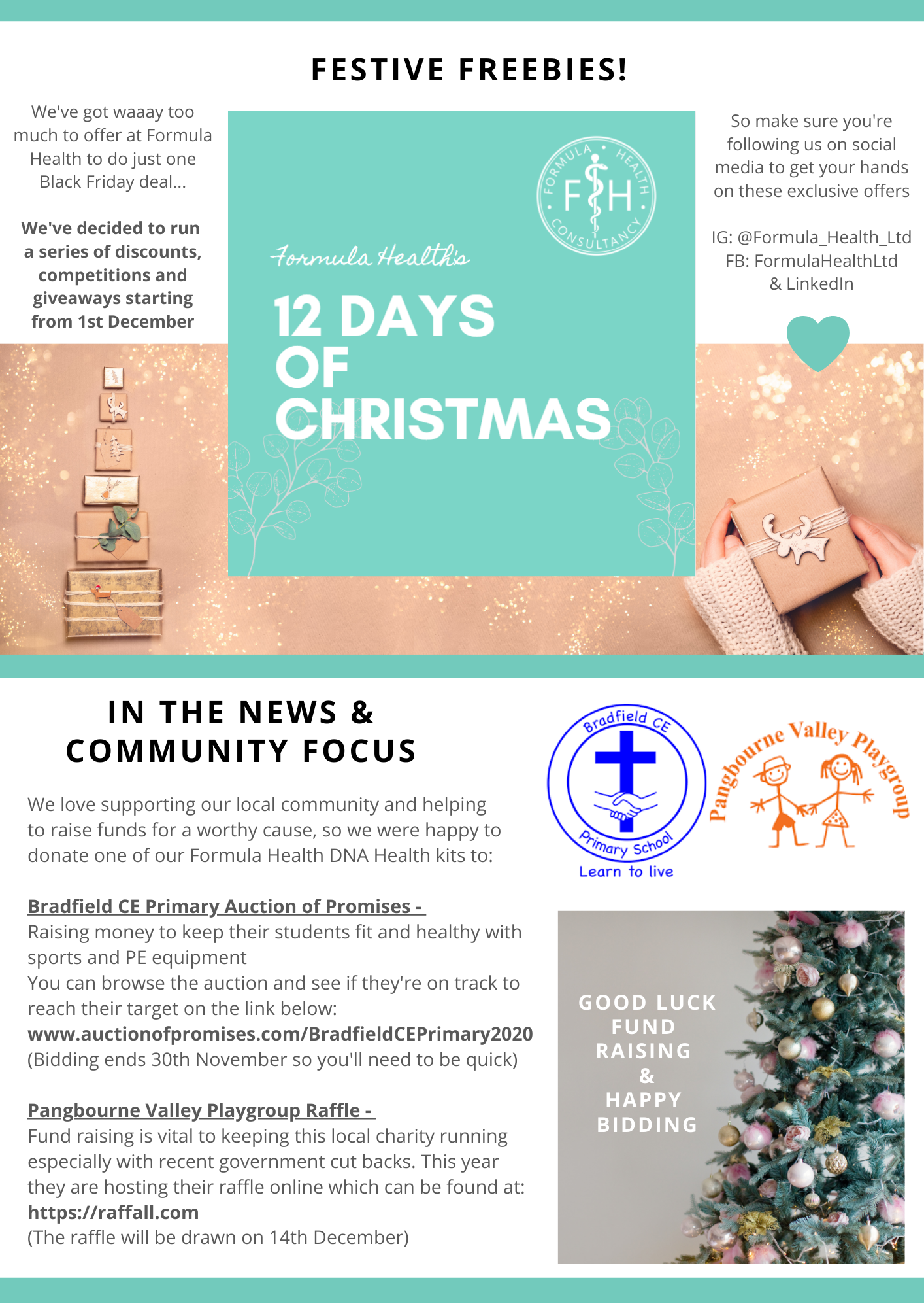 December Newsletter - Christmas News
